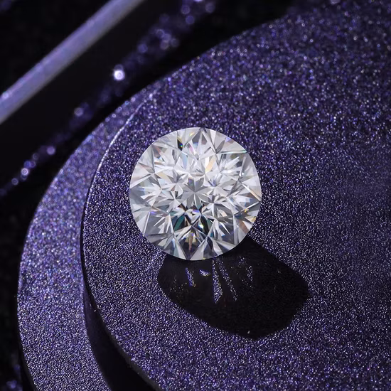 New Product Maple Cut Vvs Moissanite Diamond Round Cut Gra Certified Moissanite Loose Gemstone