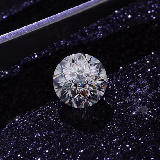 New Product Maple Cut Vvs Moissanite Diamond Round Cut Gra Certified Moissanite Loose Gemstone