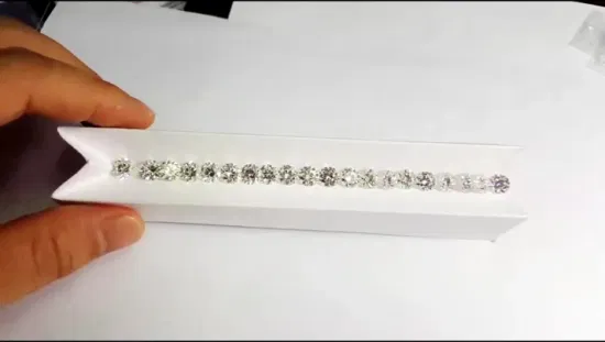 Свободные стильные ювелирные изделия с бриллиантовым муассанитом 1,8 мм
