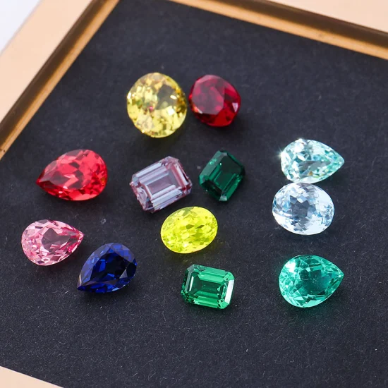 Лабораторный алмаз 0,5 карата 1 карат 2 карата, выращенный в лаборатории рубин, свободный камень